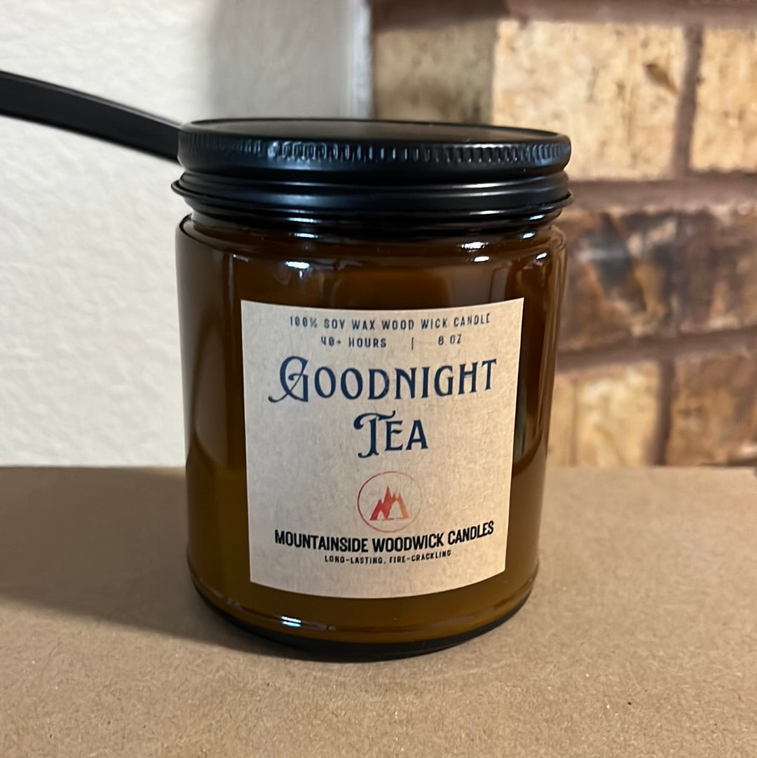 Goodnight Tea (8 oz.) - Small Wood Wick Candle