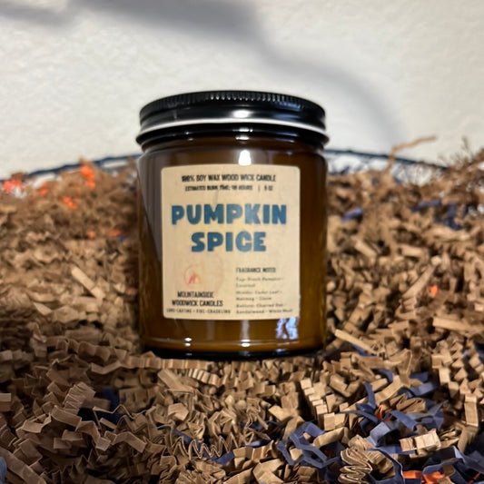 Pumpkin Spice (8 oz.) - Small Wood Wick Candle