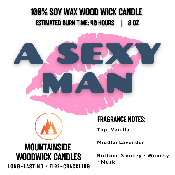 A Sexy Man Candle