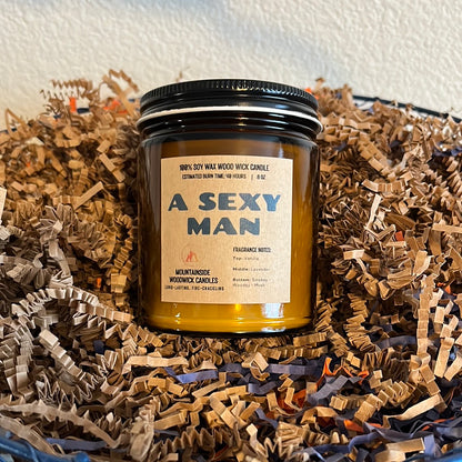 A Sexy Man Candle