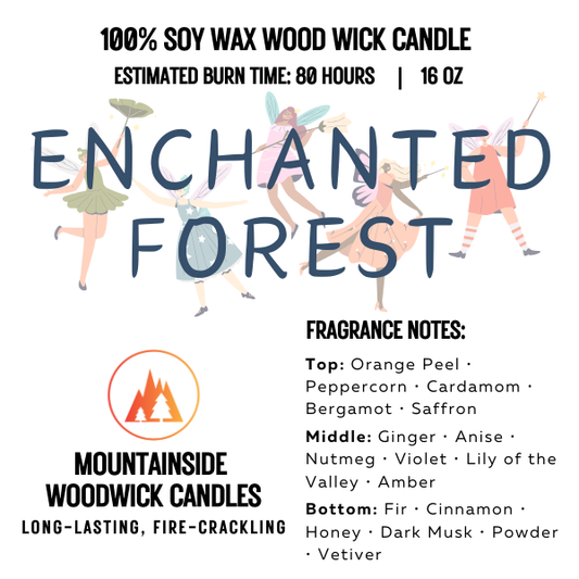 Enchanted Forest (16 oz.) - Large Wood Wick Candle