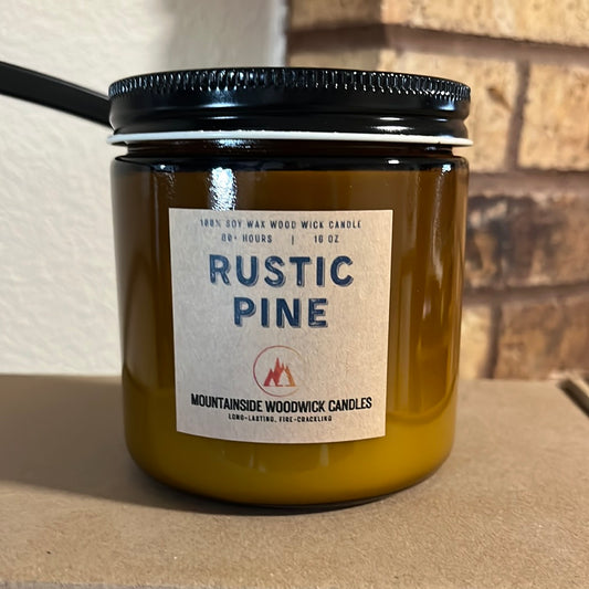 Rustic Pine (16 oz.) - Large Wood Wick Candle