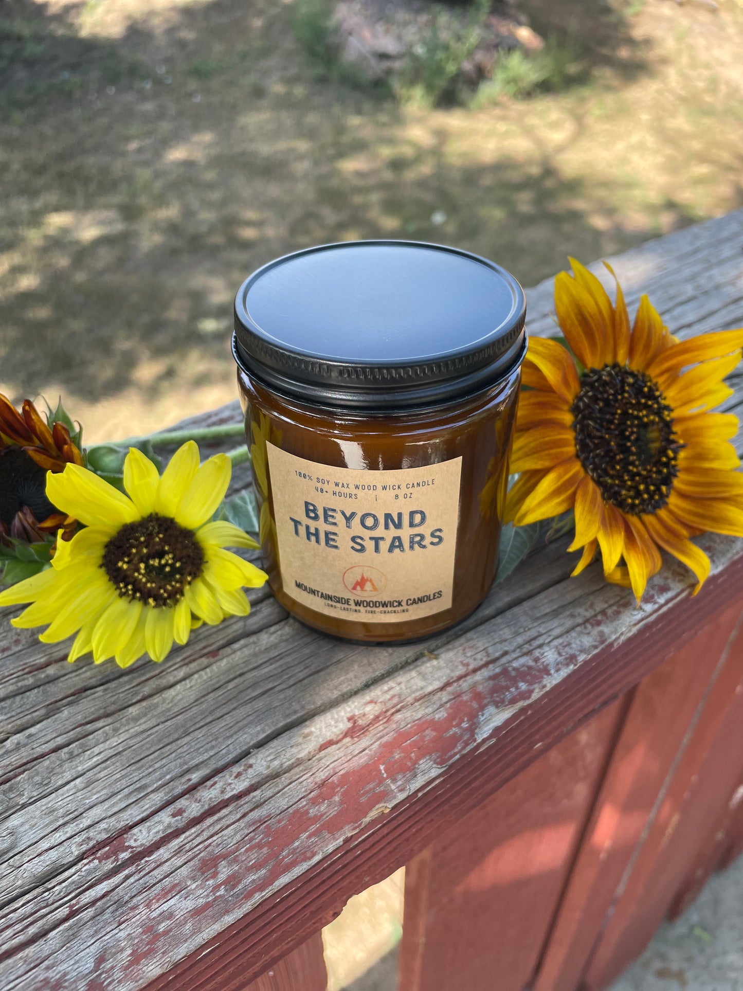 Beyond The Stars (8 oz.) - Small Wood Wick Candle