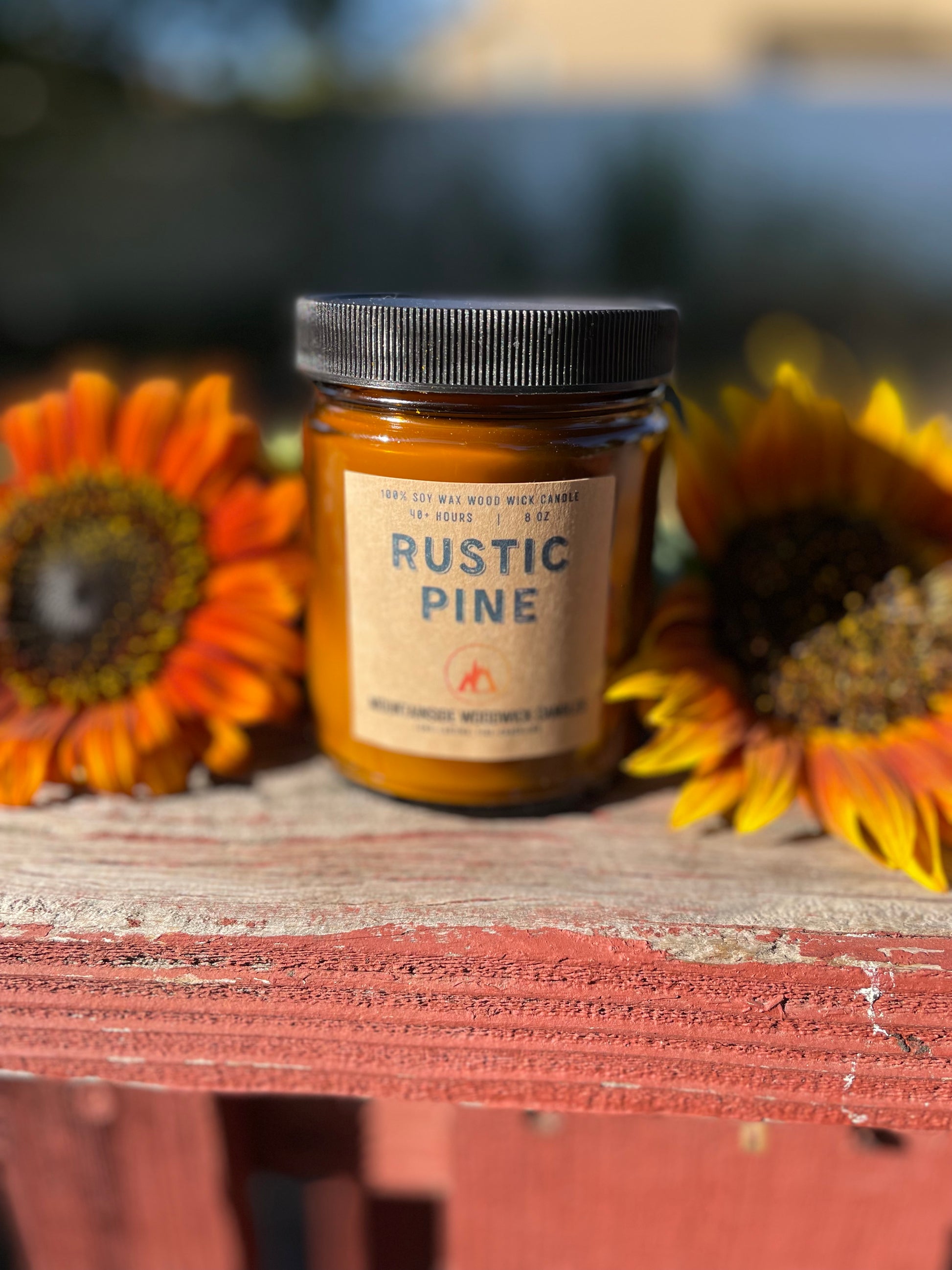 Rustic Pine (8 oz.) - Small Wood Wick Candle