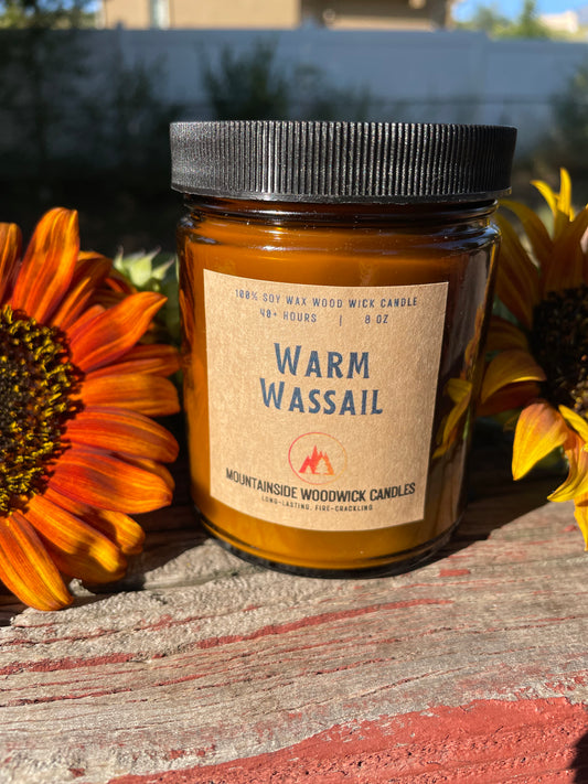 Warm Wassail (8 oz.) - Small Wood Wick Candle