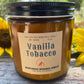 Vanilla Tobacco (16 oz.) - Large Wood Wick Candle