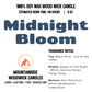 Midnight Bloom (8 oz.) - Small Wood Wick Candle