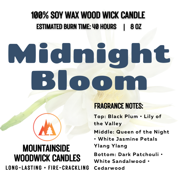 Midnight Bloom Candle