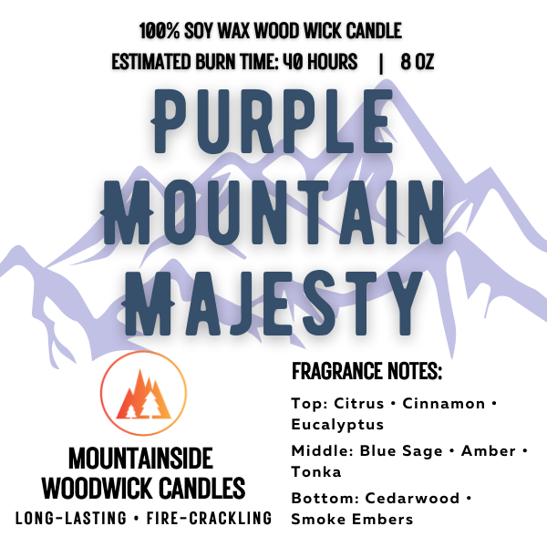 Purple Mountain Majesty Candle