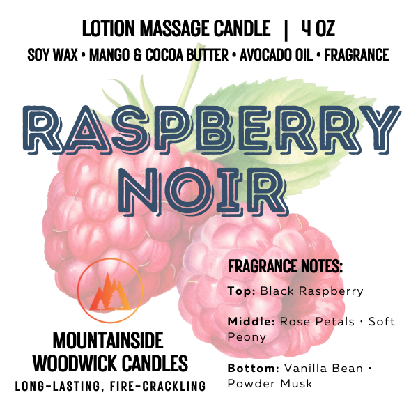 Raspberry Noir Lotion Candle