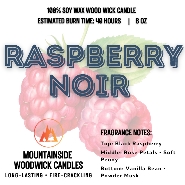 Raspberry Noir Candle