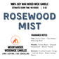Rosewood Mist (8 oz.) - Small Wood Wick Candle