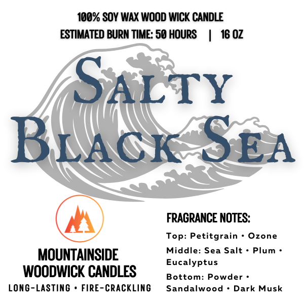 Salty Black Sea Candle