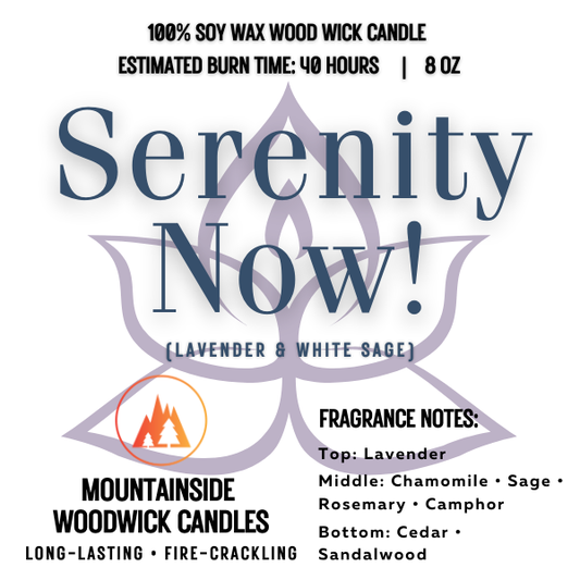 Serenity Now! Candle