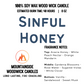 Sinful Honey (8 oz.) - Small Wood Wick Candle