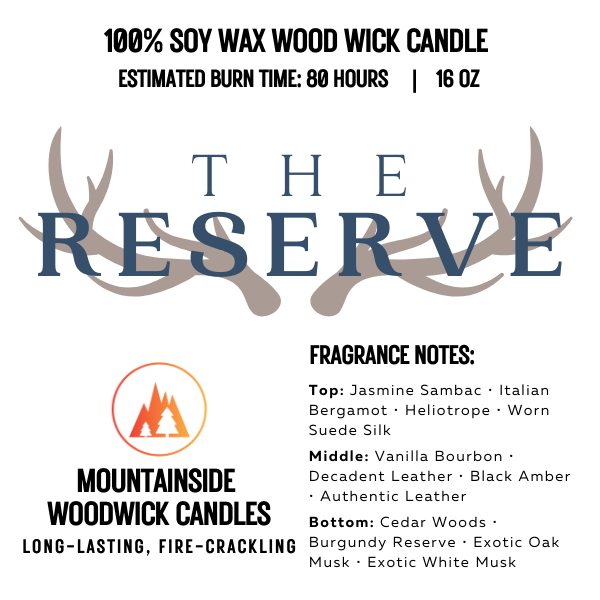 The Reserve (16 oz.) - Large Wood Wick Candle