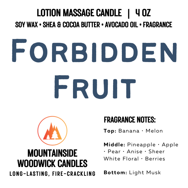 Forbidden Fruit - Lotion Massage Candle (4 oz.)