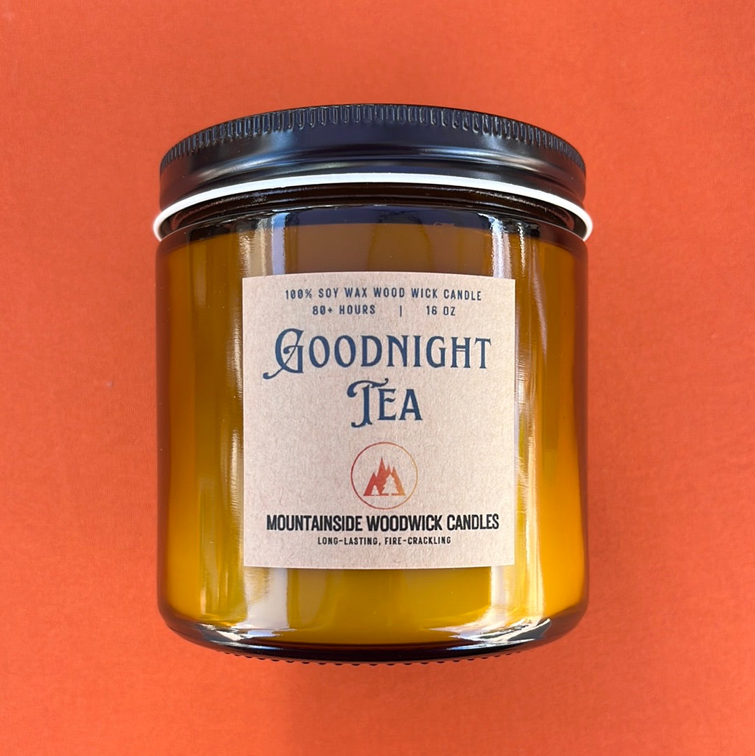 Goodnight Tea (16 oz.) - Large Wood Wick Candle
