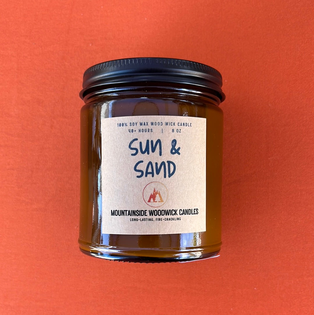 Sun & Sand (8 oz.) - Small Wood Wick Candle