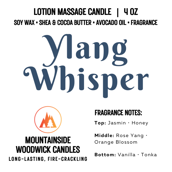 Ylang Whisper - Lotion Massage Candle (4 oz.)