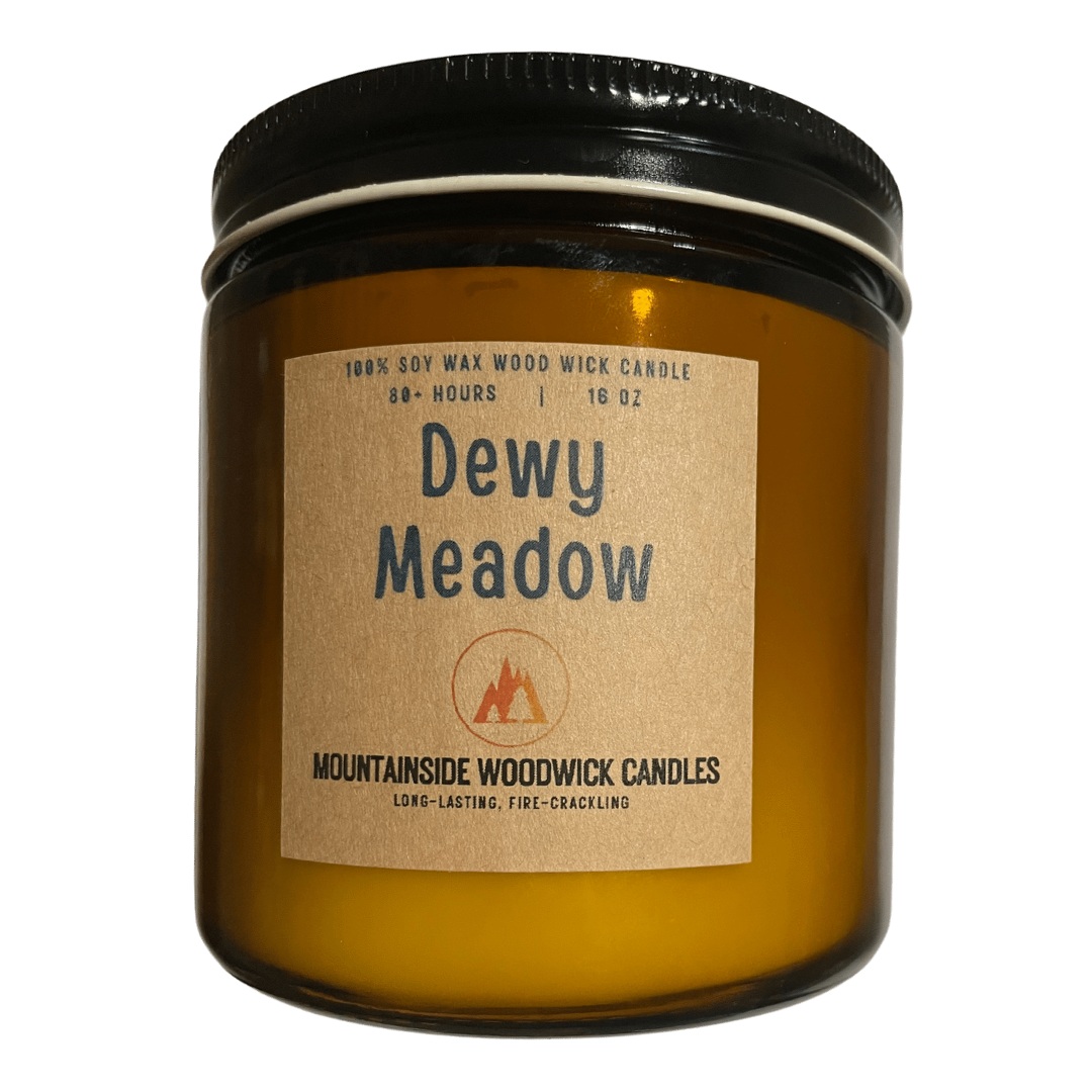 Dewy Meadow (16 oz.) - Large Wood Wick Candle