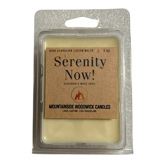 Serenity Now! (Lavender & White Sage) (3 oz.) - Lotion Melts
