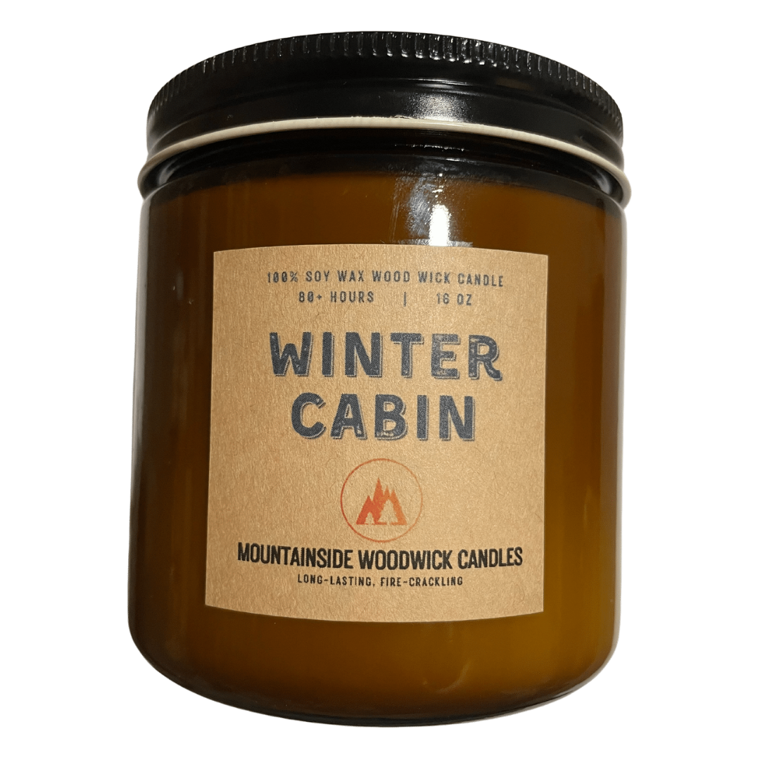Winter Cabin (16 oz.) - Large Wood Wick Candle