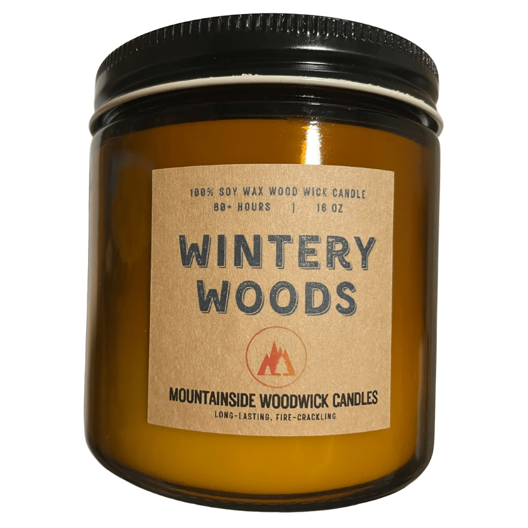 Wintery Woods (16 oz.) - Large Wood Wick Candle